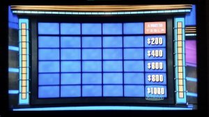 Tesla On Jeopardy Board
